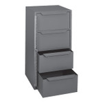 DURHAM 610-95, 4 drawer, steel, pad-lockable hinge
