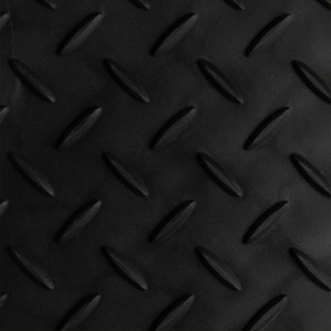 NOTRAX Solid Interlocking Rubber Mat Diamond Flex-Lok™ 30X48 Black - 621S3048BL