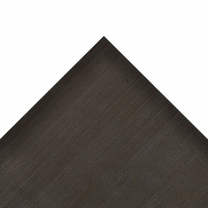 NOTRAX Floor Protector Rubber Mat, V-Groove Corrugated Runner™ 2X150 Black - 750R2150BL