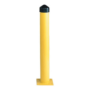 EAGLE 6" x 42", 1/4" Steel, Round, Bollard Post, Yellow - 1764 EAGLE 6" x 42", 1/4" Steel, Round, Bollard Post, Yellow - 1764
