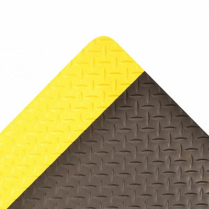 NOTRAX Anti-Fatigue Mat Ergo Trax® Grande™ 3X5 Black/Yellow - 985S0035YB