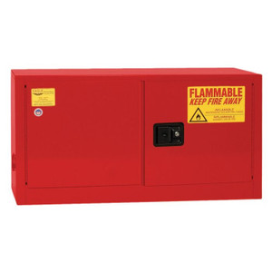 EAGLE 15 Gallon, 1 Shelf, 2 Door, Self Close, ADD-On, Flammable Liquid Cabinet, Red- ADD14XRED
