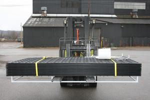 CHECKERS 12 Pack, 4' x 8' HDPE Ground Protection Mats, 120 Ton Load Capacity, Black, AlturnaMAT®MatPak - AMCP4