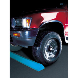 CHECKERS 6ft Standard Recycled Plastic Parking Stop, No Hardware, Blue - CS6S-B