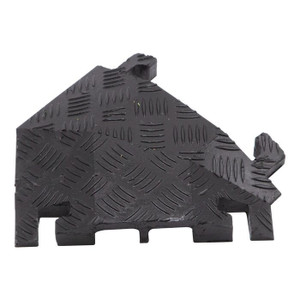 CHECKERS 45 Degree Right Turn for FL2X1.75, 2-Channel Fastlane® Drop-Over Cable Protector - FL45RT2X1.75-B CHECKERS 45 Degree Right Turn for FL2X1.75, 2-Channel Fastlane® Drop-Over Cable Protector - FL45RT2X1.75-B