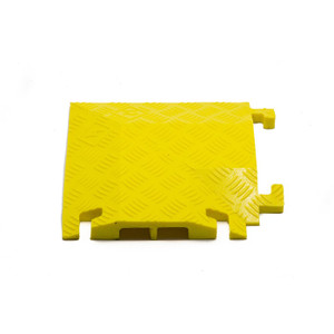 CHECKERS 90 Degree Right Turn for FL2X1.75, 2-Channel Fastlane® Drop-Over Cable Protector -FL90RT2X1.75-Y