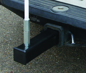 CHECKERS Hitch Mount for Non-Lighted Whips w Threaded Hex Base CHECKERS Hitch Mount for Non-Lighted Whips w Threaded Hex Base