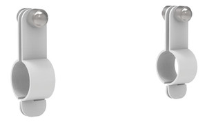 JUSTRITE Replacement Brackets for Universal Pictogram Signs on Outdoor Showers w/o Insulation, 2-Pack - SIGN-BRAC JUSTRITE Replacement Brackets for Universal Pictogram Signs on Outdoor Showers w/o Insulation, 2-Pack - SIGN-BRAC