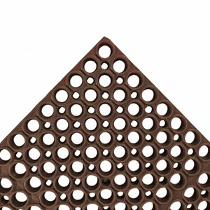 NOTRAX Drainage Anti-Fatigue Mat San-Eze® 39X39" Brown - T12S3939BR