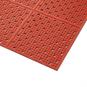 NOTRAX Drainage Red Anti Slip Mat Multi Mat™ II 3X2 - T23S0032RD