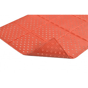 NOTRAX Drainage Red Anti Slip Mat Multi Mat™ II 3X4 - T23S0034RD