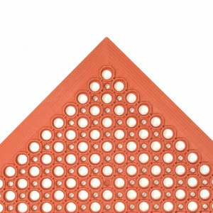 NOTRAX Large Drainage Hole Anti-Fatigue Mat Competitor™ 3X5 Red - T30S0035RD NOTRAX Large Drainage Hole Anti-Fatigue Mat Competitor™ 3X5 Red - T30S0035RD
