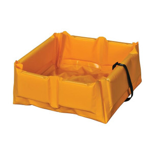 EAGLE 4’x4’x6”, 60 Gallon Capacity, Folding Spill Containment Berm, Quik-Deploy™ SpillNEST™, Yellow - T8005FS EAGLE 4’x4’x6”, 60 Gallon Capacity, Folding Spill Containment Berm, Quik-Deploy™ SpillNEST™, Yellow - T8005FS