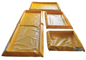 EAGLE 8 Drum, 60 Gallon Capacity, Spill Containment Berm, With Grate, SpillNEST, Yellow - T8106G EAGLE 8 Drum, 60 Gallon Capacity, Spill Containment Berm, With Grate, SpillNEST, Yellow - T8106G