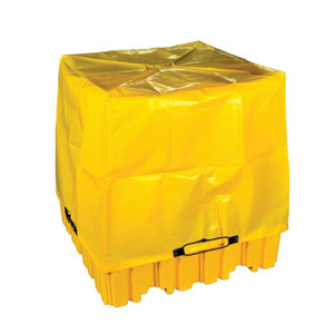 EAGLE 56.5"L x 56.5"W x 44" H, 4 Drum Pallet Tarp Cover, Yellow - T8604 EAGLE 56.5"L x 56.5"W x 44" H, 4 Drum Pallet Tarp Cover, Yellow - T8604