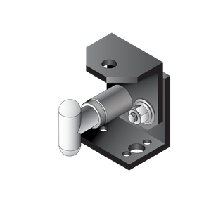 CHECKERS VIAMOUNTF Steel "L" Mounting Bracket for Warning Whips