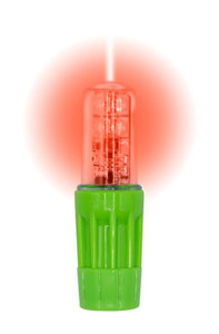CHECKERS Rocket® II Super Bright LED Light for 1156 Socket Style Warning Whips, Solid Red - WLFS.4LED.R
