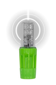 CHECKERS Rocket® II Super Bright LED Light for 1156 Socket Style Warning Whips, Flashing White - WLFS.4LED.WF