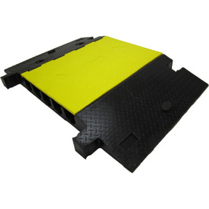 CHECKERS 5-Channel Yellow Jacket® Extreme Heavy-Duty Cable Protector - YJ5-400-Y/B CHECKERS 5-Channel Yellow Jacket® Extreme Heavy-Duty Cable Protector - YJ5-400-Y/B