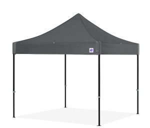 E-Z UP 10x10 Endeavor, Aluminum Black Frame, Steel Gray Top E-Z UP 10x10 Endeavor, Aluminum Black Frame, Steel Gray Top