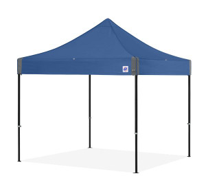 E-Z UP 10x10 Endeavor, Aluminum Black Frame, Royal Blue Top E-Z UP 10x10 Endeavor, Aluminum Black Frame, Royal Blue Top