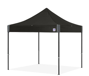 E-Z UP 10x10 Endeavor, Aluminum Black Frame, Black Top E-Z UP 10x10 Endeavor, Aluminum Black Frame, Black Top