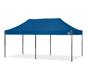 E-Z UP 10x20 Endeavor, Aluminum Black Frame, Royal Blue Top