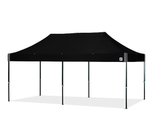 E-Z UP 10x20 Endeavor, Aluminum Black Frame, Black Top
