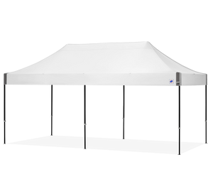 E-Z UP 10x20 Eclipse Black Steel Frame, White Top E-Z UP 10x20 Eclipse Black Steel Frame, White Top