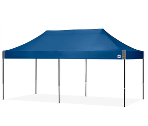 E-Z UP 10x20 Eclipse Black Steel Frame, Royal Blue Top E-Z UP 10x20 Eclipse Black Steel Frame, Royal Blue Top