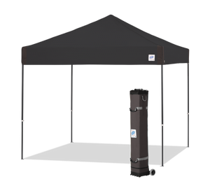 E-Z UP Pyramid 10x10, Steel Gray Frame, Black Top E-Z UP Pyramid 10x10, Steel Gray Frame, Black Top