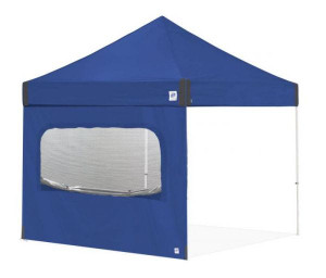 EZ UP Light Duty Sidewalls w/Mesh Windows, Royal Blue, Straight Leg, 10x10 EZ UP Light Duty Sidewalls w/Mesh Windows, Royal Blue, Straight Leg, 10x10