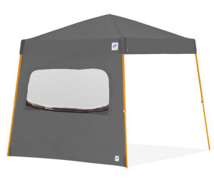 EZ UP Light Duty Sidewalls w/Mesh Windows, Steel Gray, Angle Leg, 10x10 EZ UP Light Duty Sidewalls w/Mesh Windows, Steel Gray, Angle Leg, 10x10