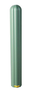 EAGLE 4" x 56" Fluted Bollard Cover, Green - 1732GN