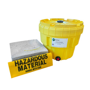 ENPAC 20-Gallon Water Scrubber with Oil-Absorbing Spilltration® Pads, Yellow