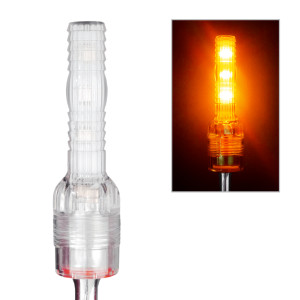 DRIVER SafetyWhips® Bright Flashing LED Whip Light with a Locking Base