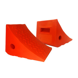 DRIVER TORO® 35-Ton Polyurethane Wheel Chock, 35 Ton GVW, Fits 32-46" Tire Diameter