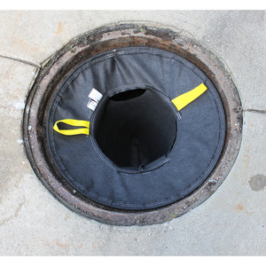 ENPAC Round, Cone Style Storm Sentinel® Catch Basin Insert, Adjustable, Black