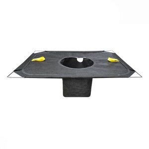 ENPAC Rectangular, Cone Storm Sentinel® Catch Basin Insert, Adjustable, Oil Absorbing, Black - 25"x25" to 42"x42" ENPAC Rectangular, Cone Storm Sentinel® Catch Basin Insert, Adjustable, Oil Absorbing, Black - 25"x25" to 42"x42"