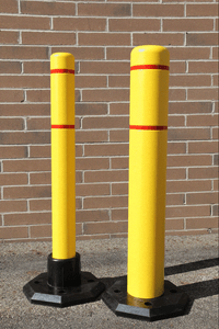 Innoplast BollardGard Anywhere - 4" x 52" BollardGard with 25 lb Octagon Rubber Base Innoplast BollardGard Anywhere - 4" x 52" BollardGard with 25 lb Octagon Rubber Base