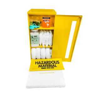 ENPAC Large Wall-Mount Cabinet Spill Kit, Oil Only ENPAC Large Wall-Mount Cabinet Spill Kit, Oil Only