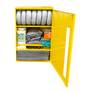 ENPAC Extra-Large Wall-Mount Cabinet Spill Kit, Universal ENPAC Extra-Large Wall-Mount Cabinet Spill Kit, Universal