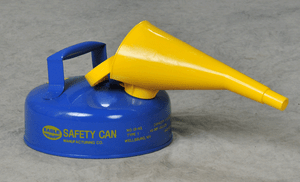 EAGLE 2 Quart Steel Safety Can for Kerosene, Type I, Flame Arrester, Funnel, Blue - UI4FSB