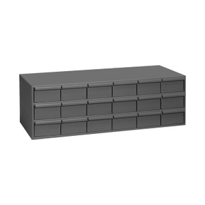 DURHAM 032-95, 18 drawers, 17-1/4" deep, gray