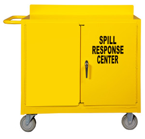 DURHAM 2210-50, Spill Control Cart, 1 shelf, yellow