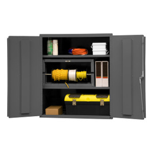 DURHAM 2503-2S-95, Shelf Cabinet, 36X24, 16 gauge, 2 shelf