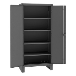 DURHAM 2703-4S-95, Shelf Cabinet, 48X18, 14 gauge, 4 shelf