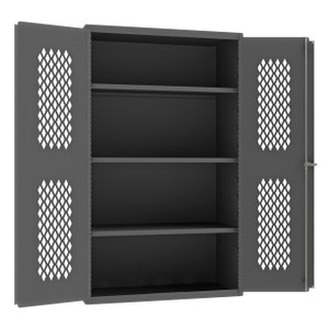 DURHAM EMDC-361860-95, Cabinet, 18X36, 3 shelf, flush door