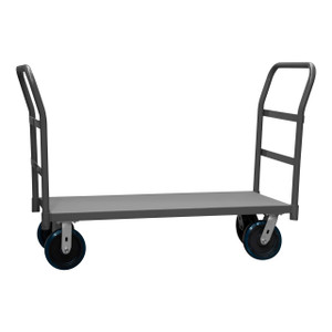 DURHAM EPT2H30488PU95, 2 Sided Platform Truck, 8" Polyurethane