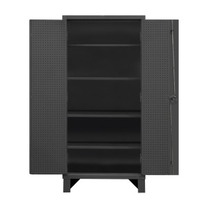 DURHAM HDCP244878-PB32-4S95, Cabinet, 24X48, 4 shelf, 32 peg hooks